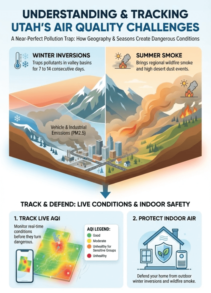 Track Live AQI Map in Utah Today – Air Quality Now 2 Infographic of Track Live AQI Map in Utah Today – Air Quality Now